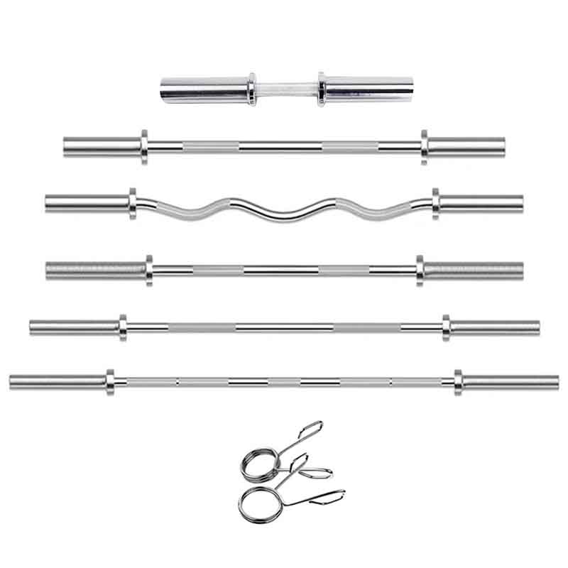 Olympic Barbell 20Kg - 2.2m Weight Lifting Training Barbell Weightlifting