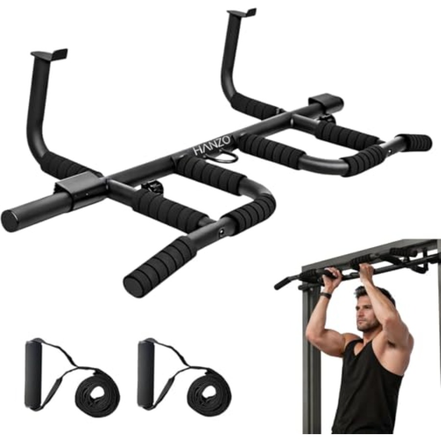 Home Gym Pull Up Bar - Doorway Pull Up Bar Set with