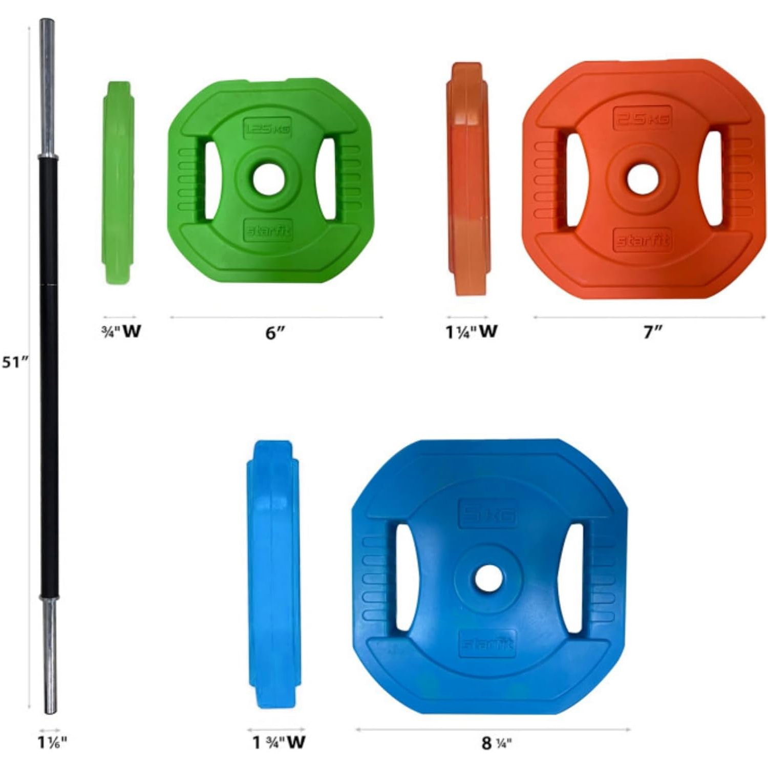 40lb /20kg Adjustable Barbell  - огляд і ціна Olympic Barbell 20Kg