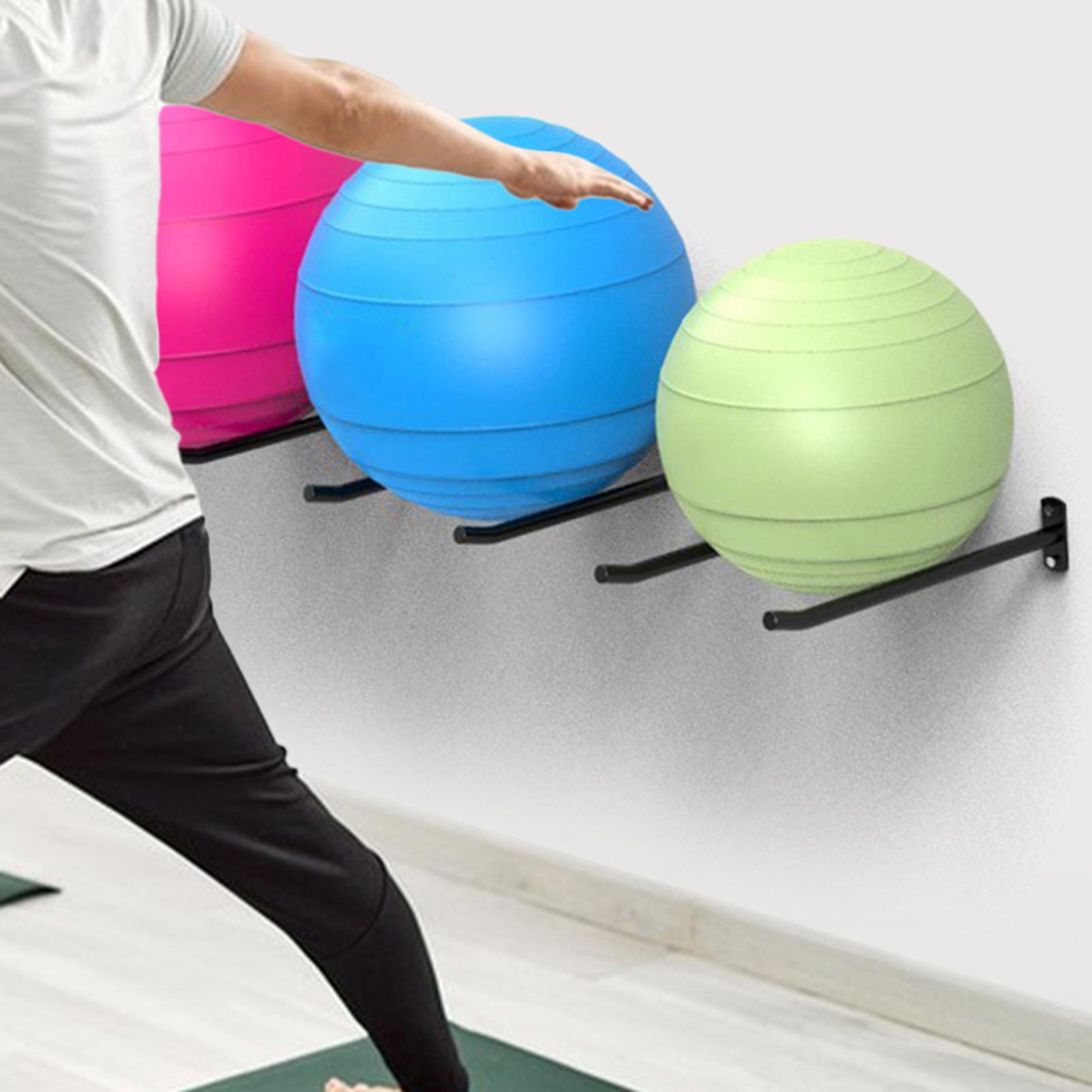 Exercise Ball Holder Pack of 2 - огляд і ціна Home Gym Wall Mounted