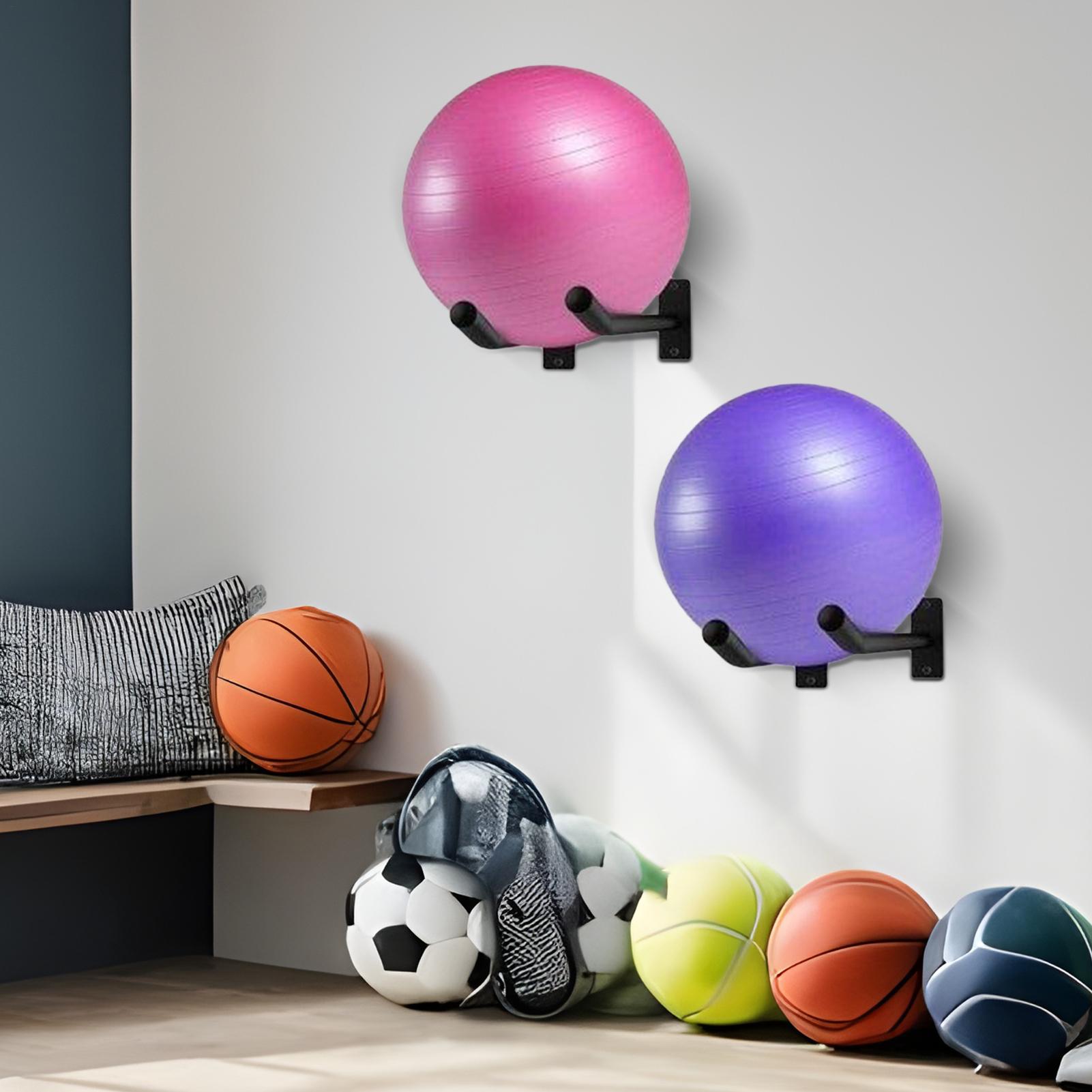 Exercise Ball Holder Pack of 2 - огляд і ціна Home Gym Wall Mounted