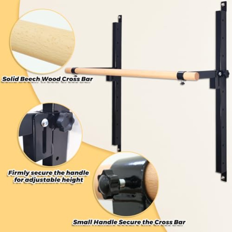 Wall Mounted Ballet Barre 4ft  - огляд і ціна Home Gym Wall Mounted