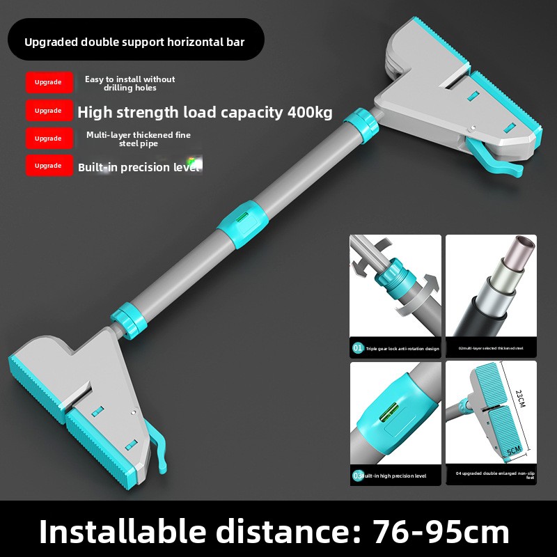 No-Drill Door Frame Pull up Ba - огляд і ціна Home Gym Wall Mounted
