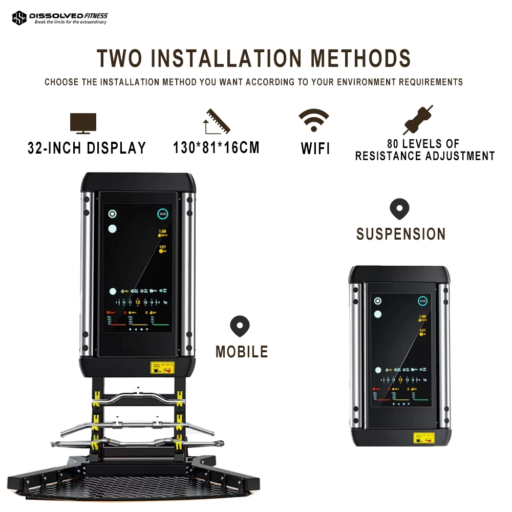 Smart AI LCD Training Mirror W - огляд і ціна Home Gym Wall Mounted