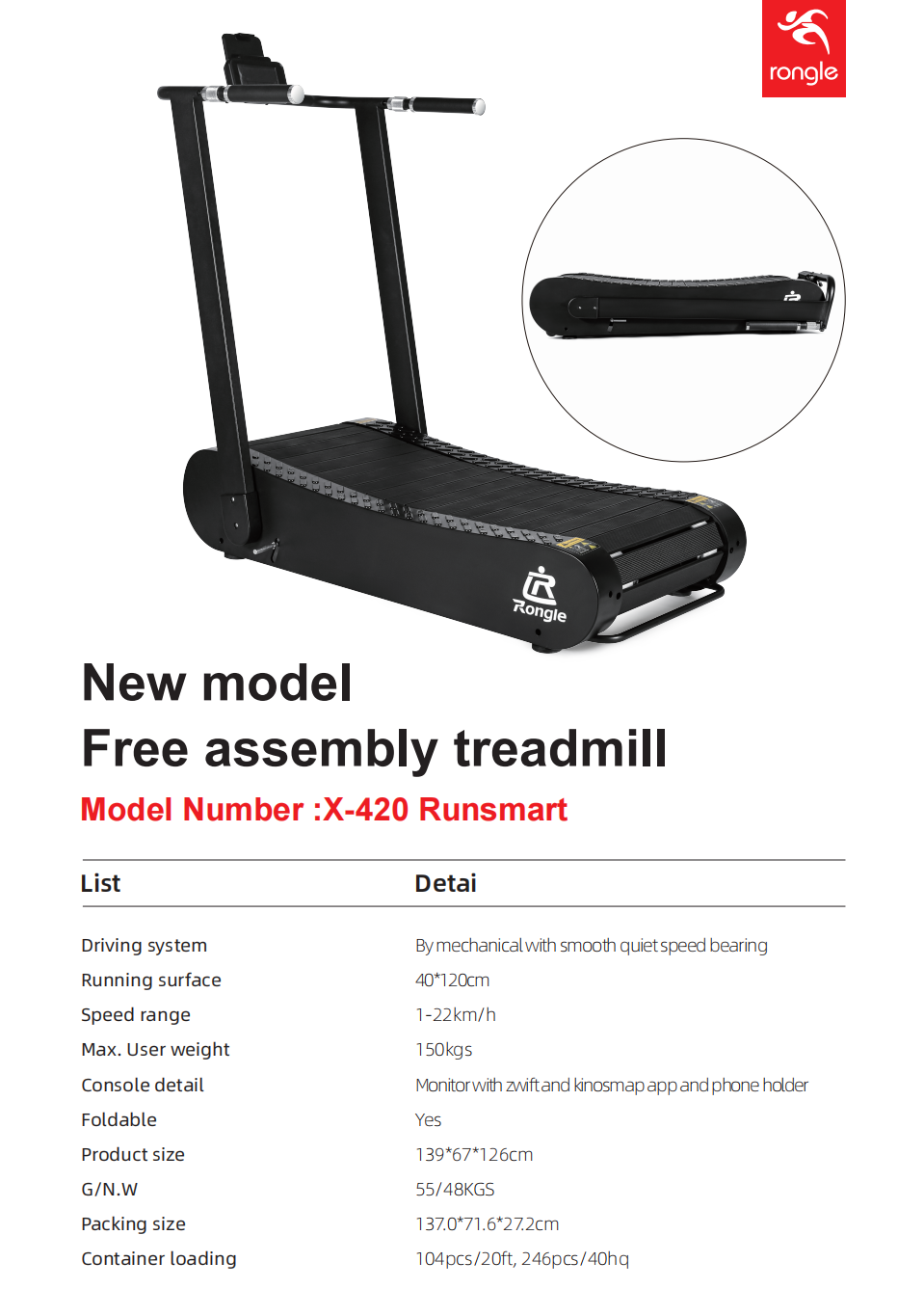 Curved Treadmill, Self-Powered - огляд і ціна Home Gym Manual