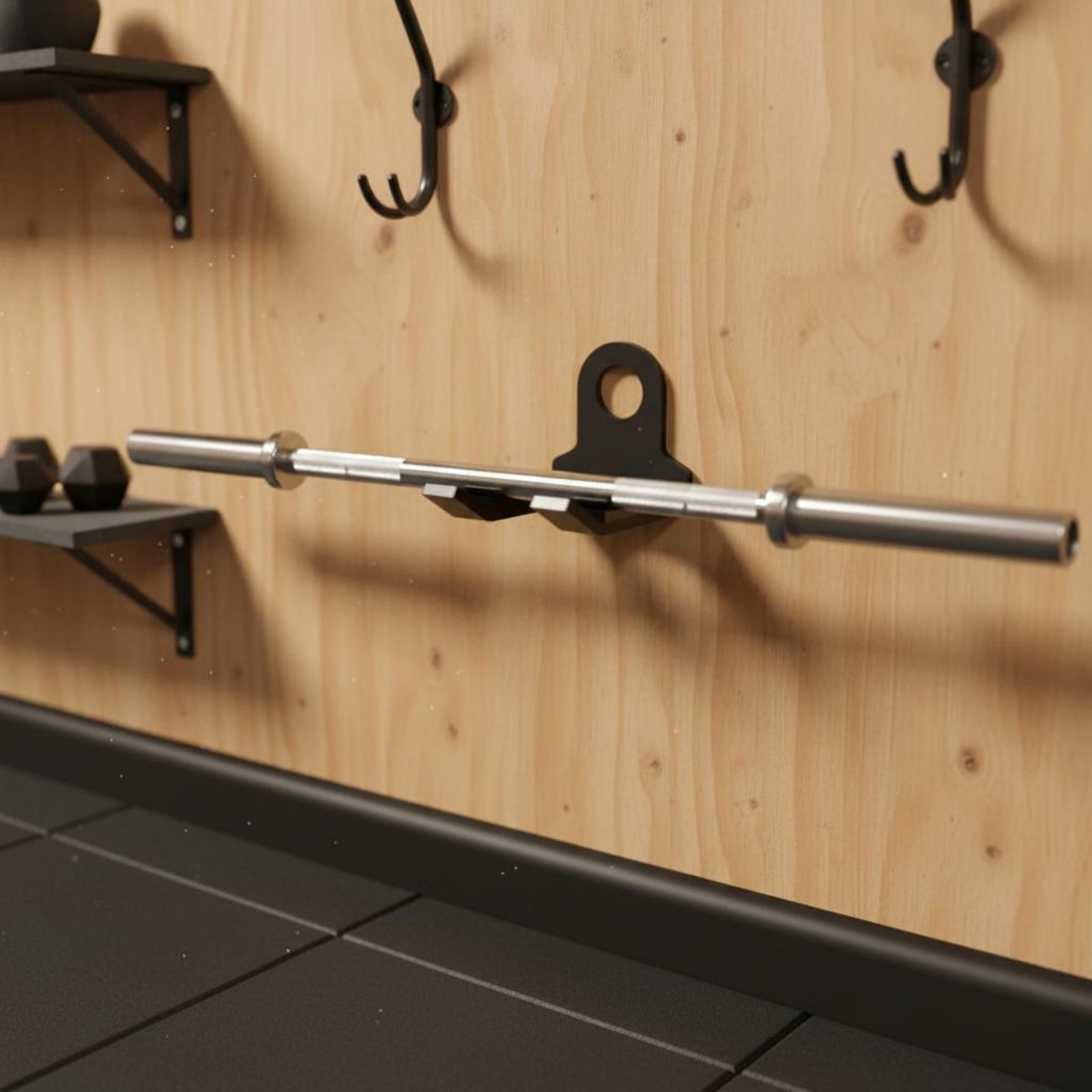 Single Barbell Mount Wall Moun - огляд і ціна Home Gym Wall Mounted