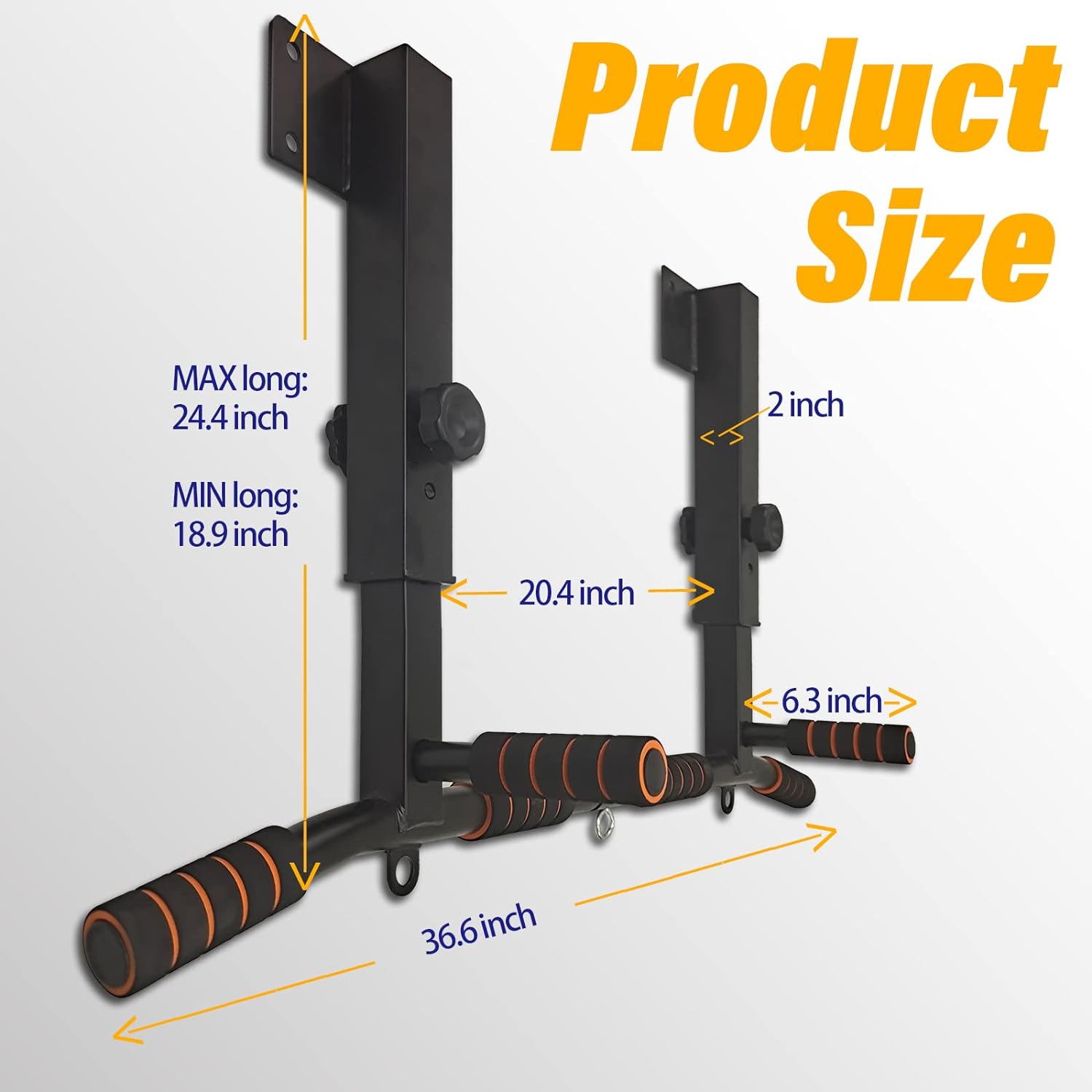 Multifunctional Dip Station Wa - огляд і ціна Home Gym Wall Mounted