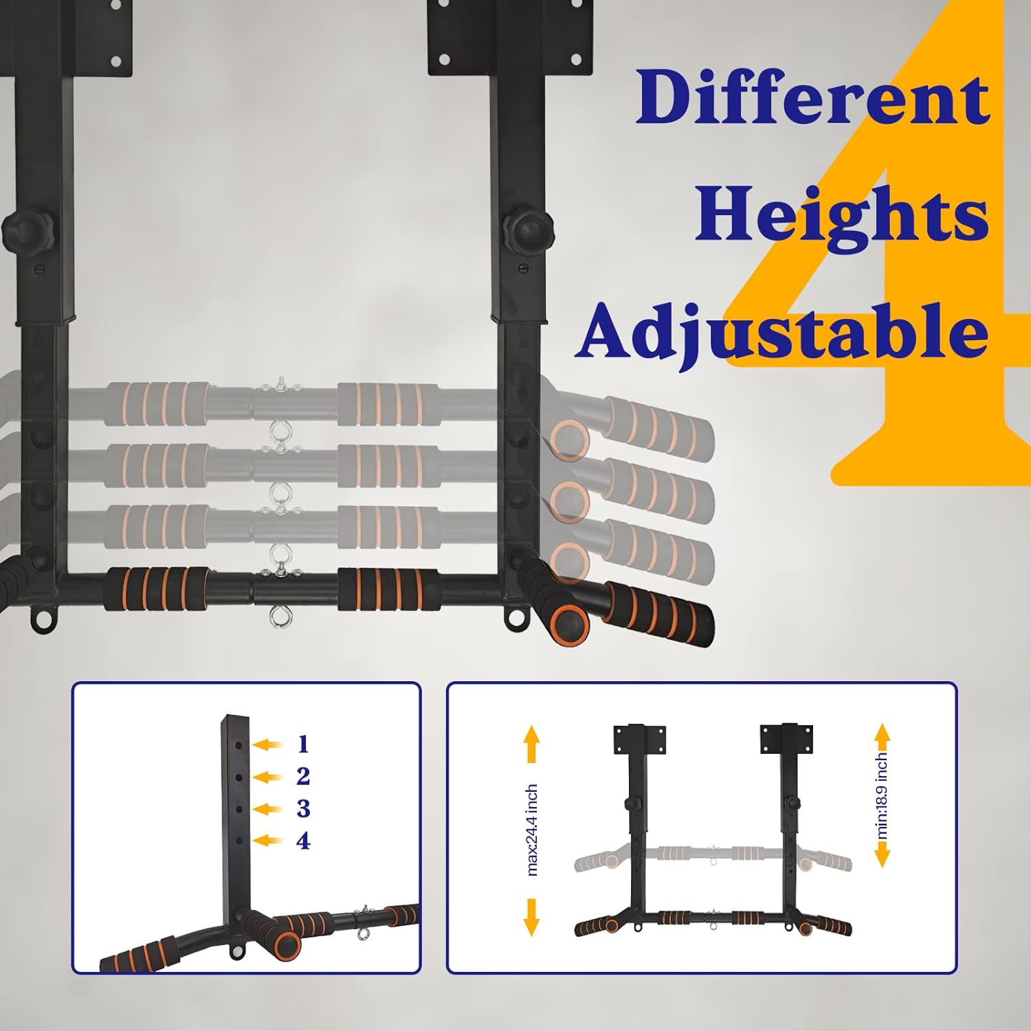 Multifunctional Dip Station Wa - огляд і ціна Home Gym Wall Mounted