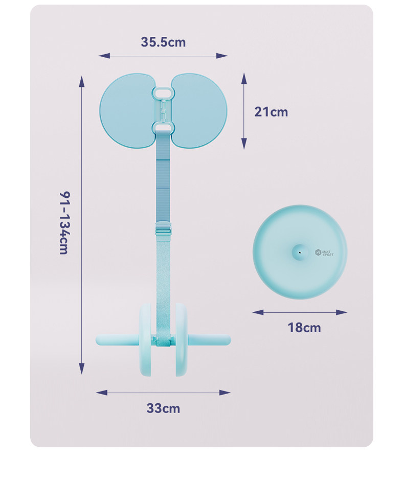 Elbow Support Abdominal Wheel  - огляд і ціна Home Gym Second