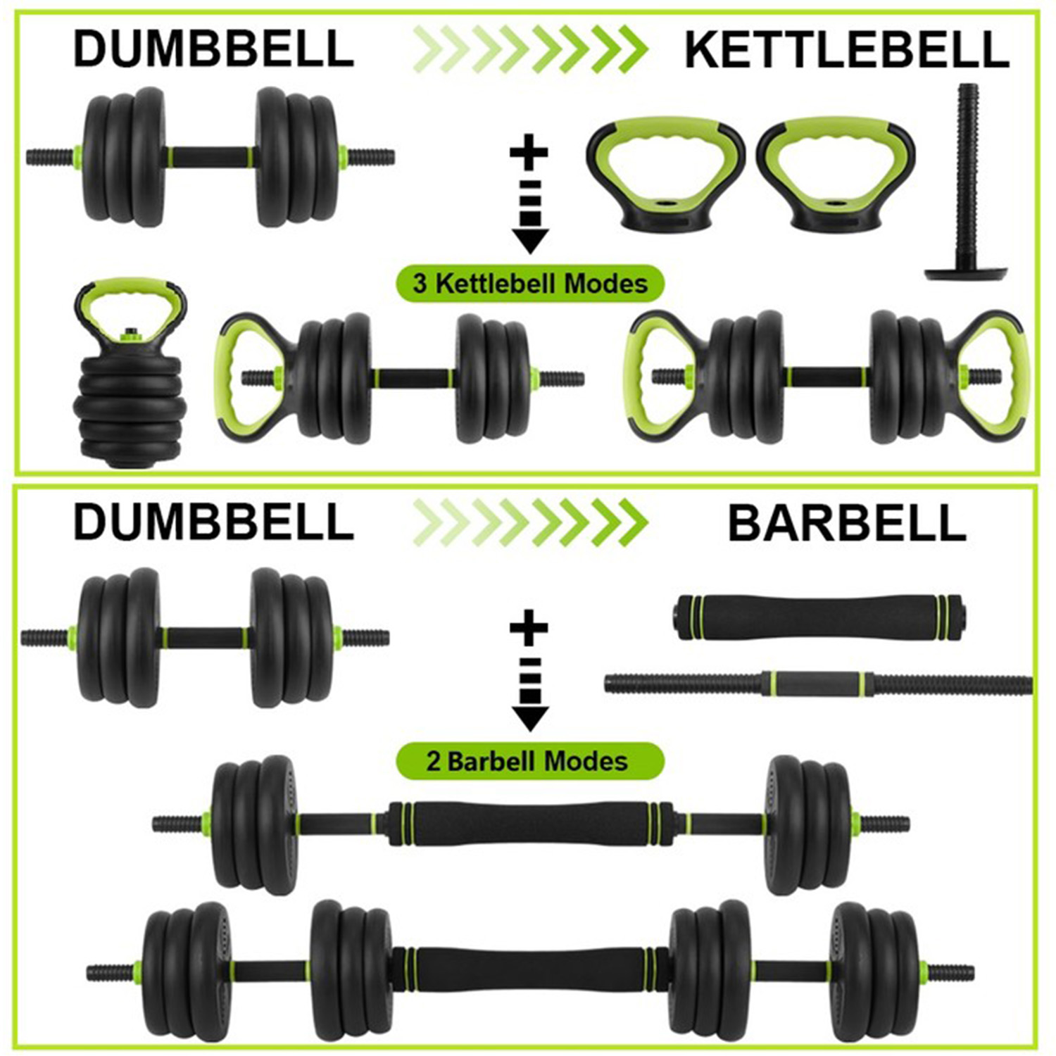 4 in 1 Adjustable Dumbbell Set - огляд і ціна Home Gym Used