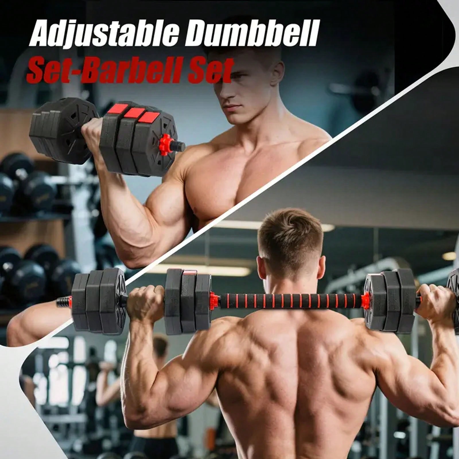 44lbs Free Weight Set With Con - огляд і ціна Home Gym Used