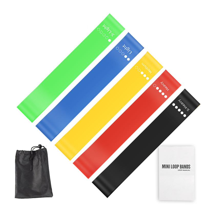 5Pcs TPE Resistance Bands Set  - огляд і ціна Home Gym Manual