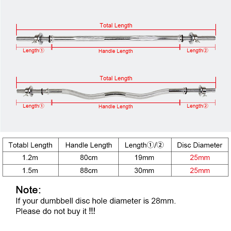 Standard Straight and Curved D - огляд і ціна Olympic Barbell 20Kg