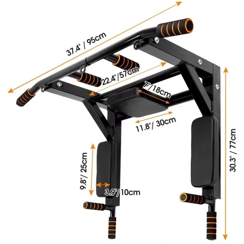 Wall-Mounted Pull-Up Bar for I - огляд і ціна Home Gym Wall Mounted